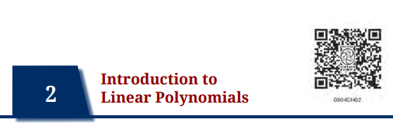 NCERT Solutions for Class 9 Ganita Manjari Chapter 2 Introduction to Linear Polynomials